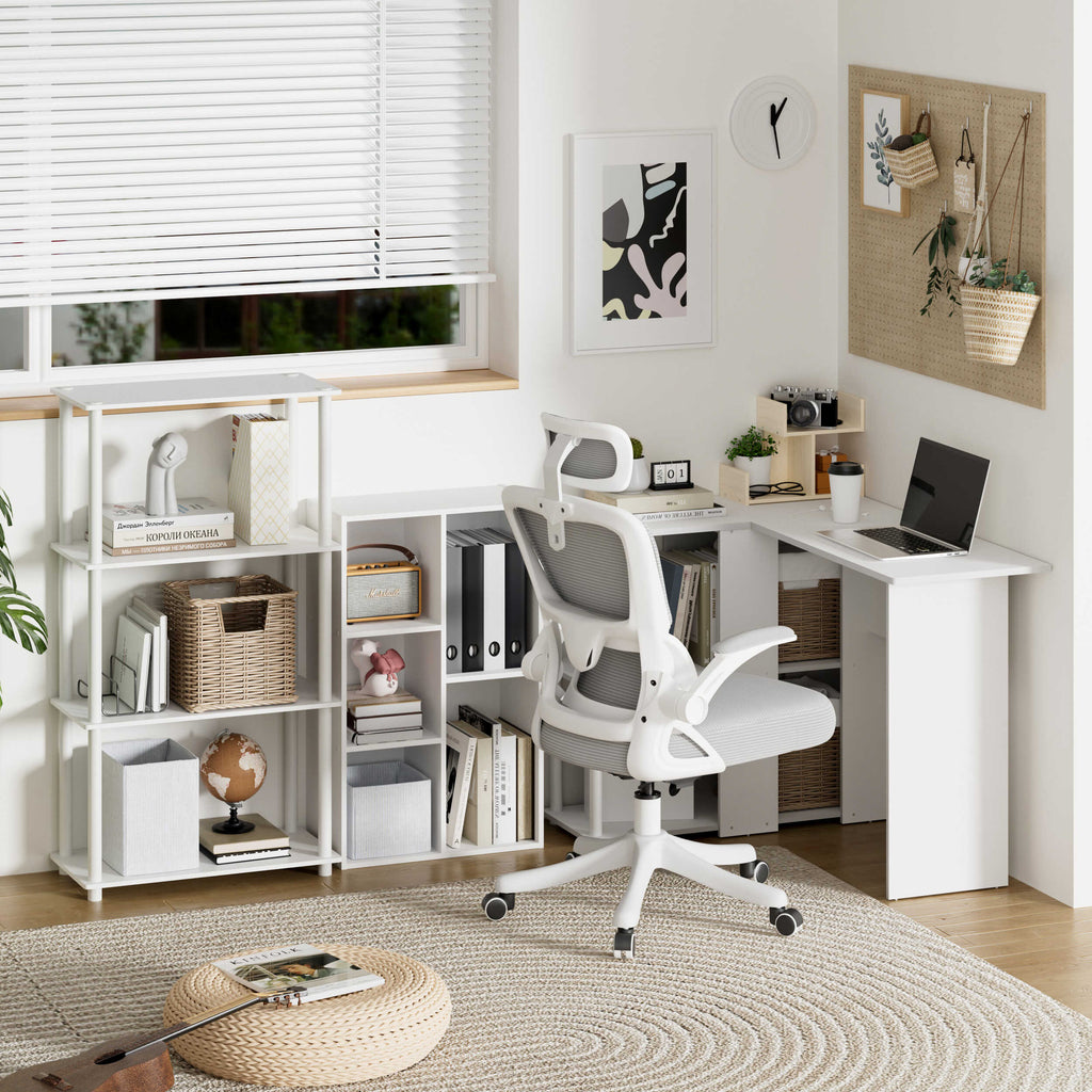 Scandi White 4-Piece Office Set