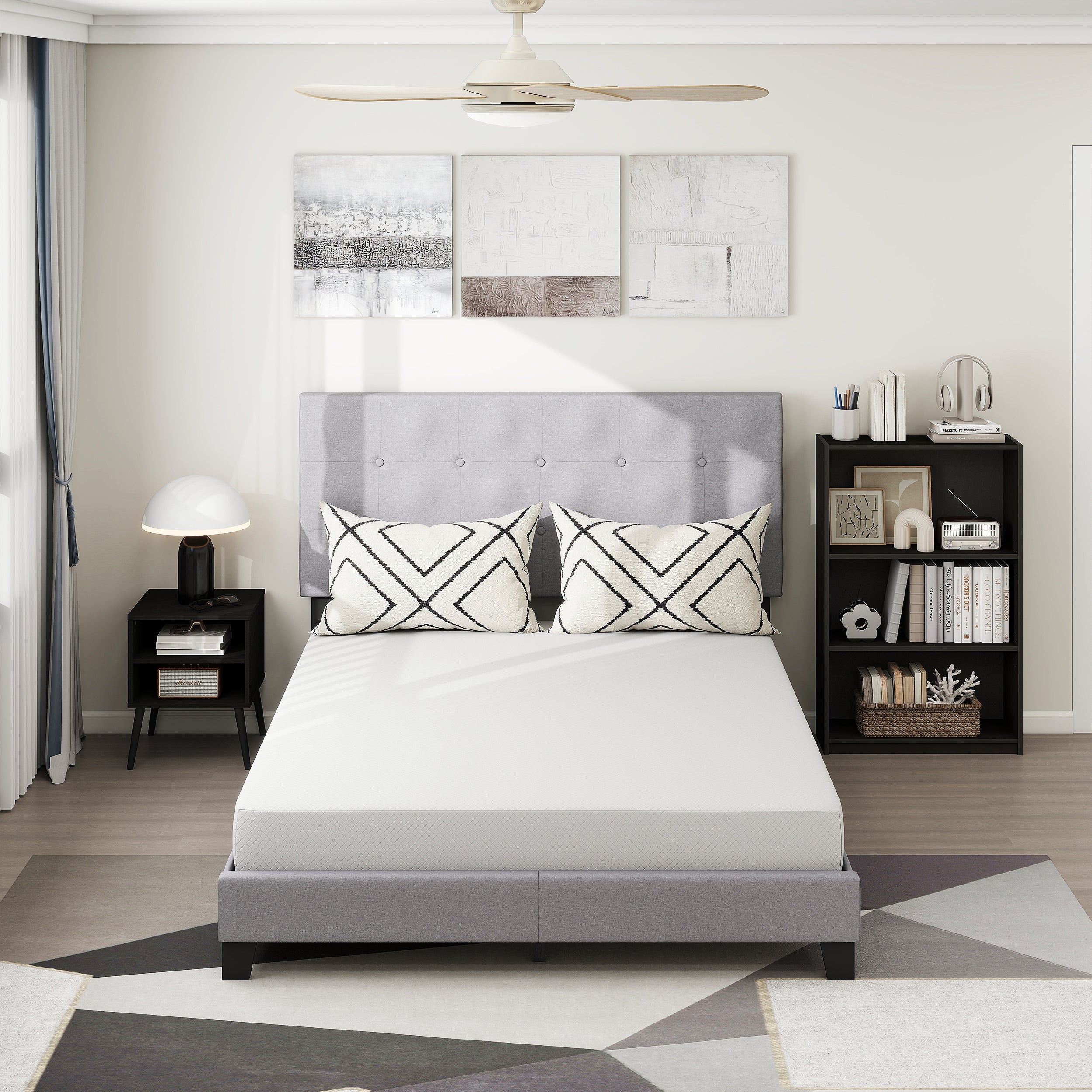 GlacierBlend 4-Piece Modern Bedroom Set