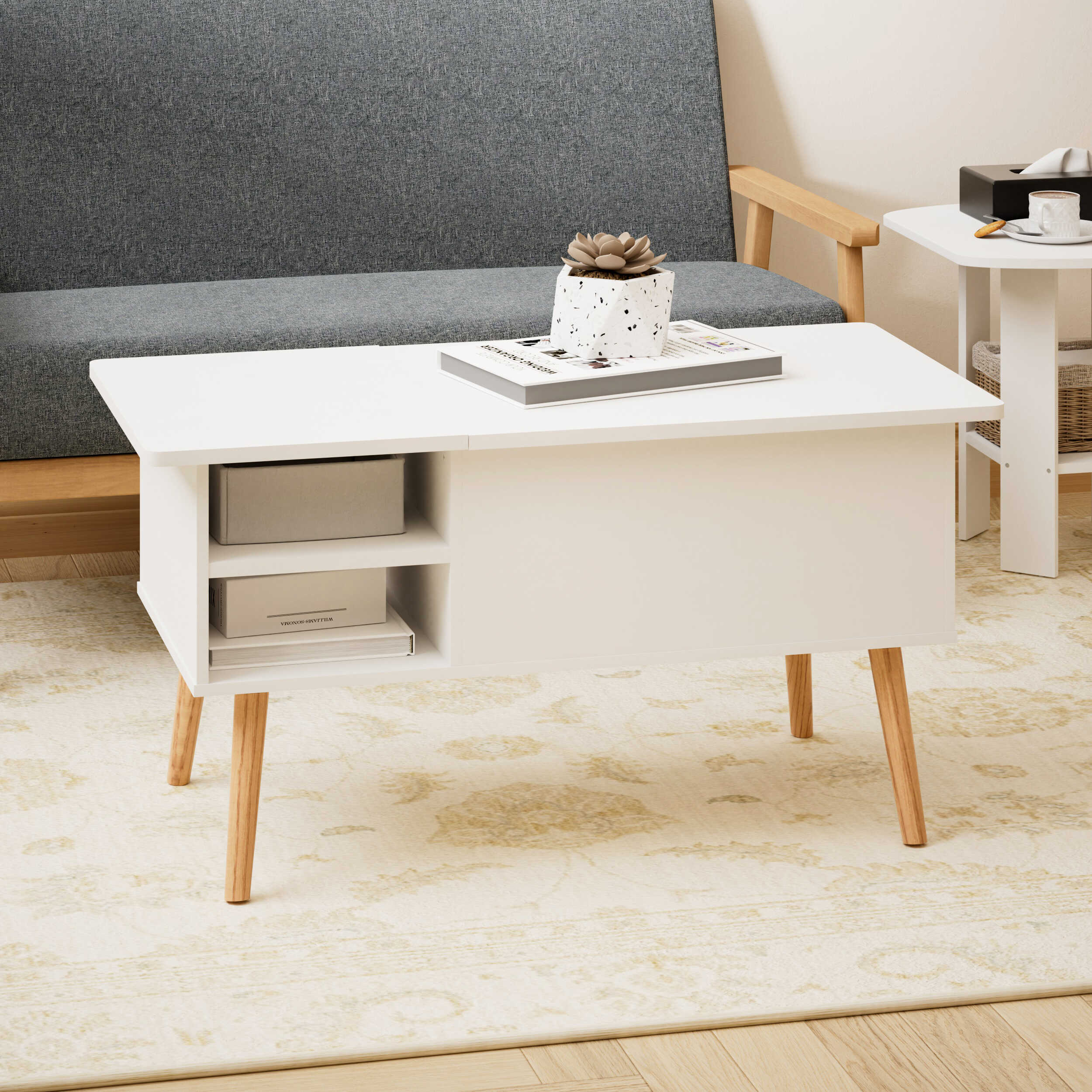 Nordic Contrast 5-Piece Living Room Set