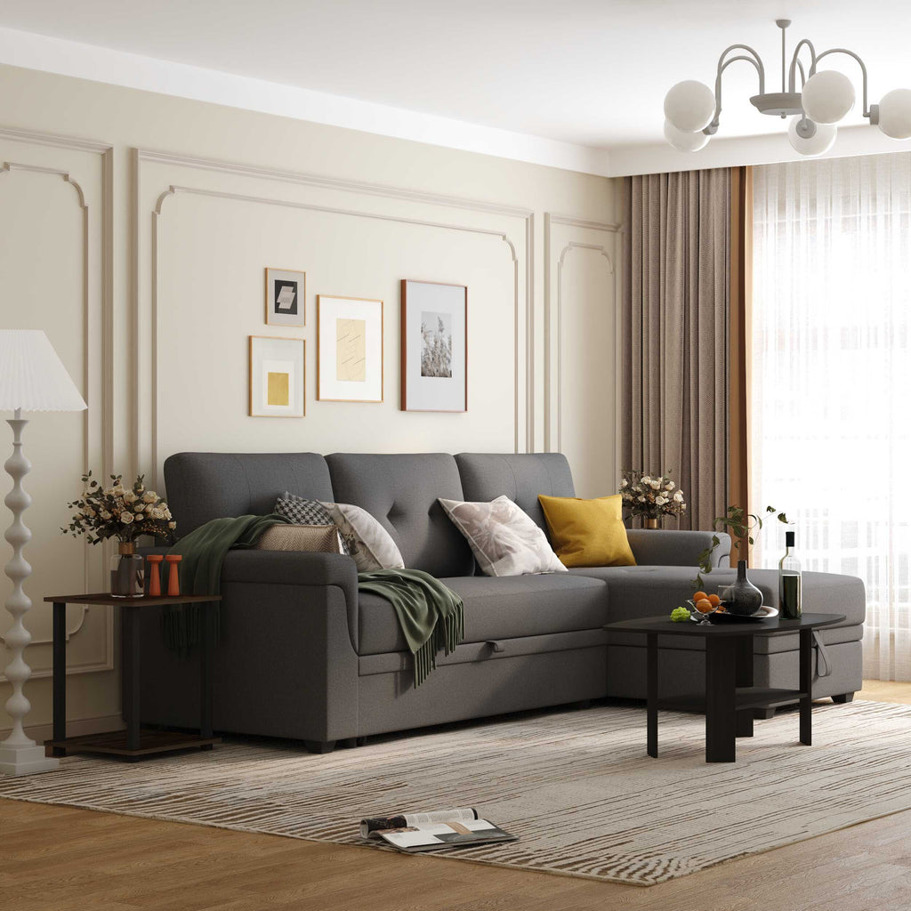 Walnut Elegance 5-Piece Living Room Set