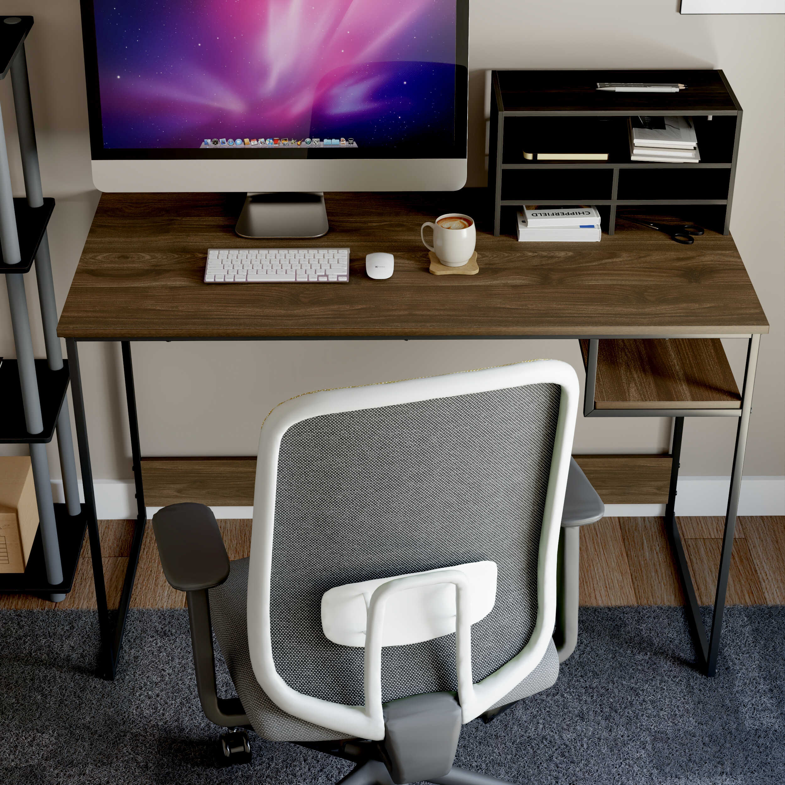 MetroWood 4-Piece Office Furniture Set