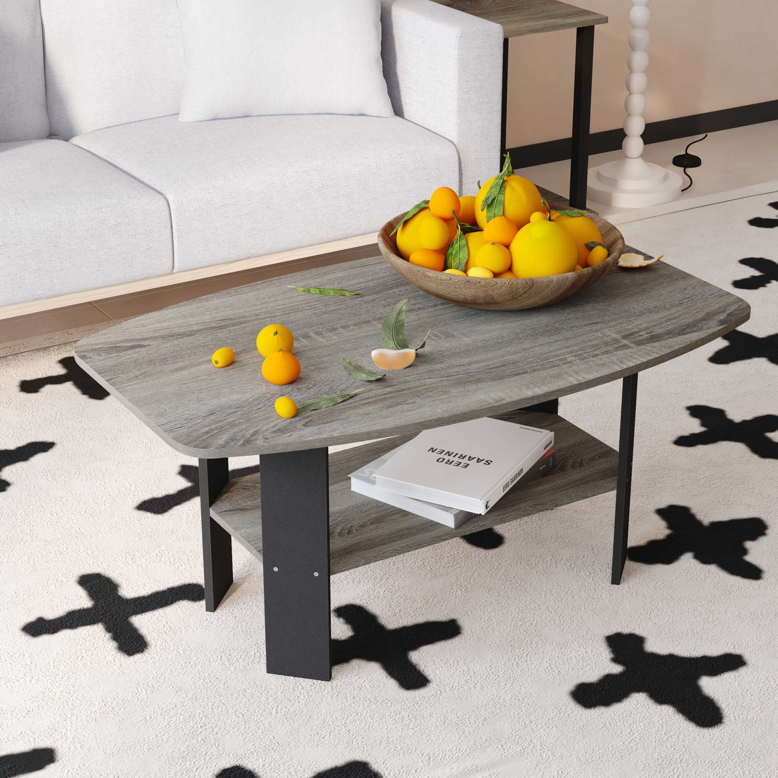 Oak & Gray Serenity 5-Piece Living Room Set