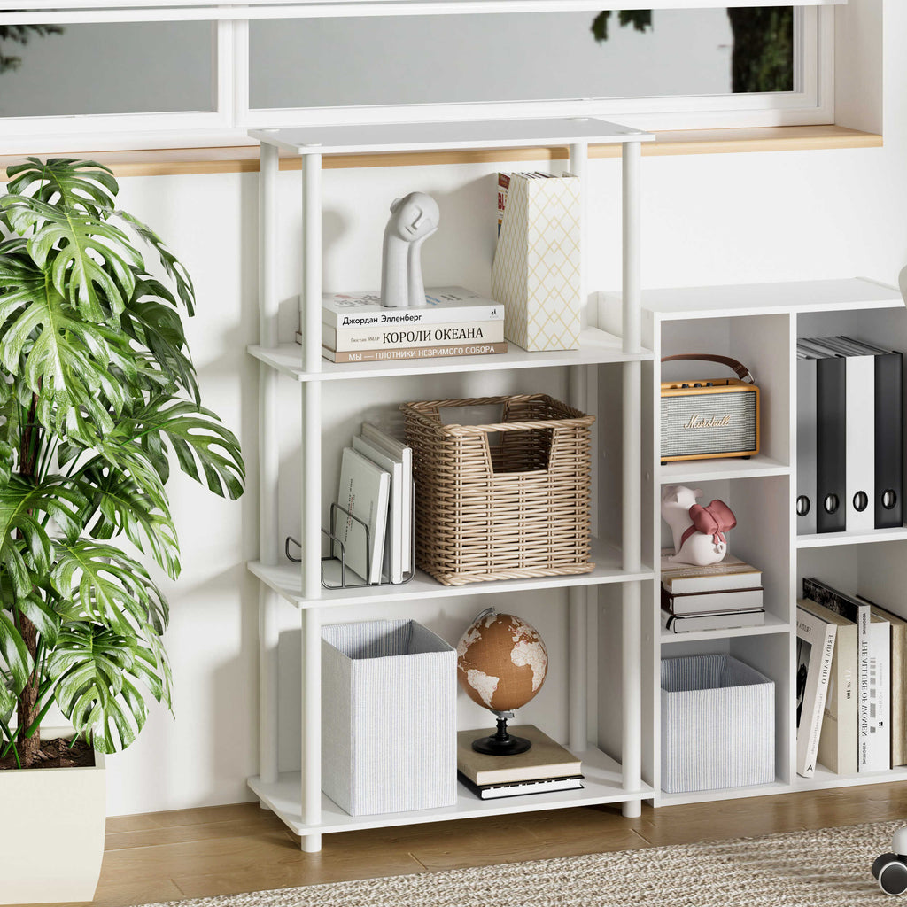 Scandi White 4-Piece Office Set