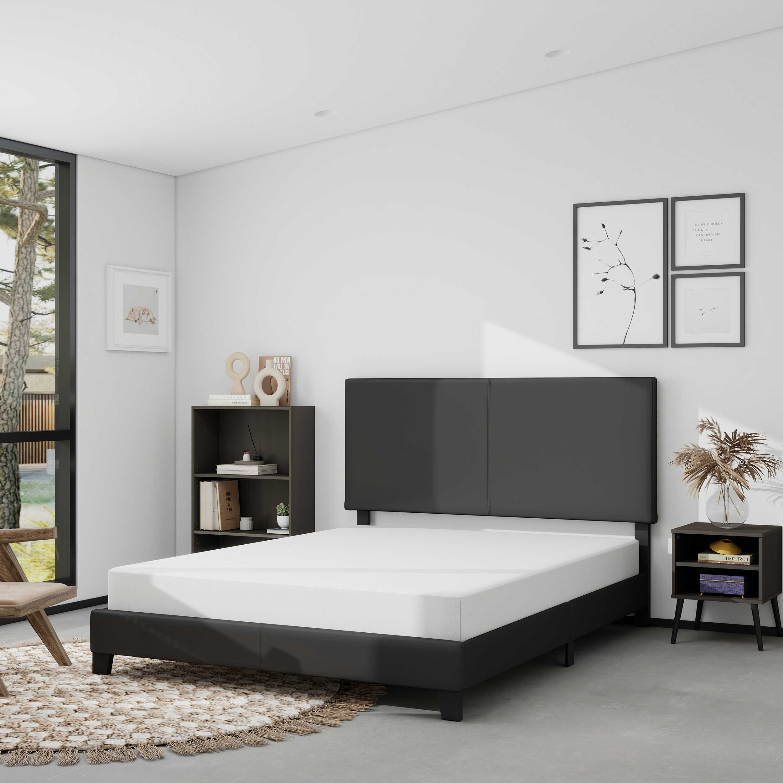 MidnightEase 4-Piece Modern Bedroom Set