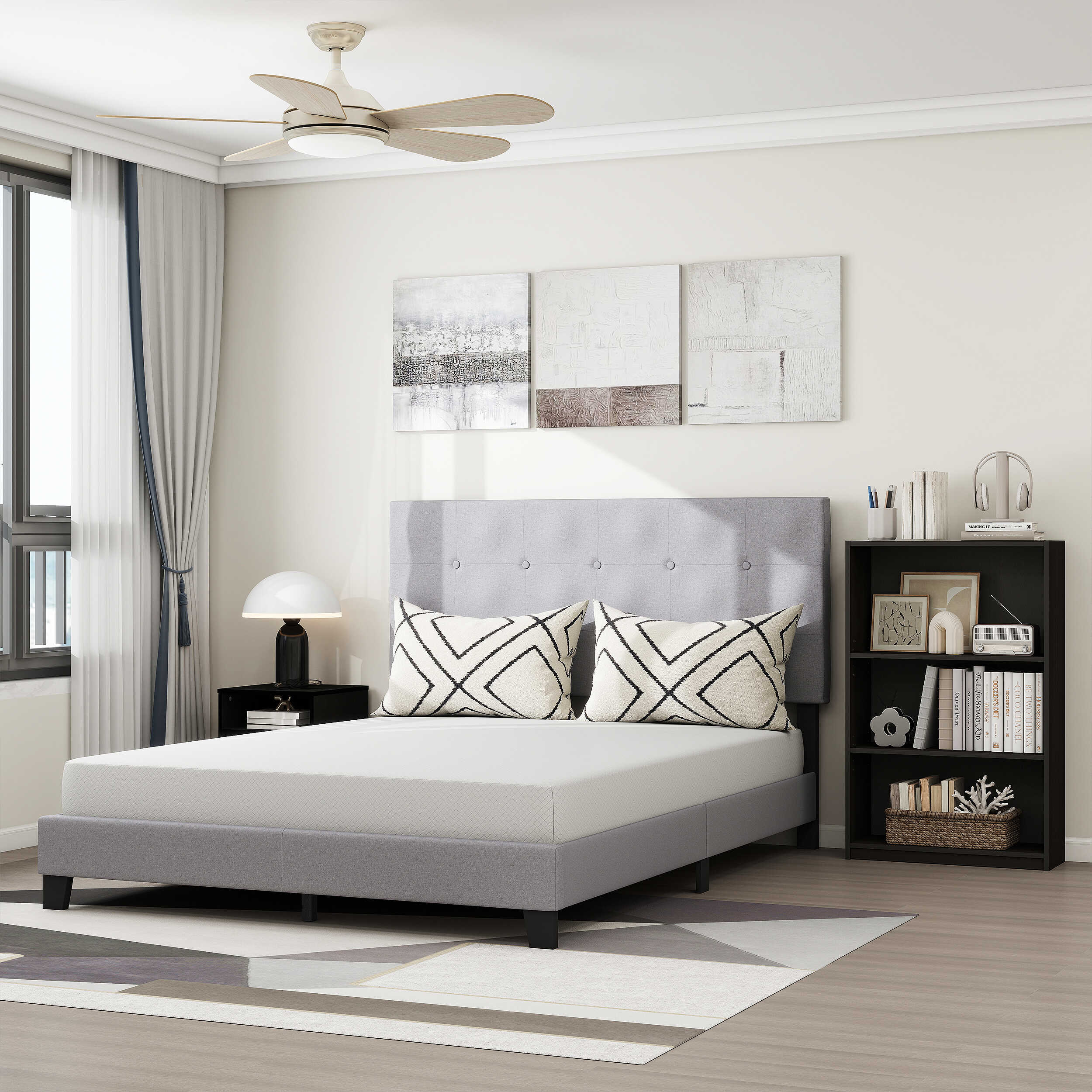 GlacierBlend 4-Piece Modern Bedroom Set
